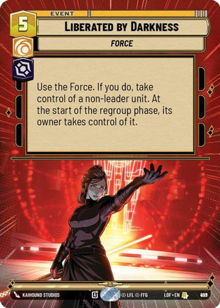 [05-LOF-EN-0929](R) Liberated by Darkness (Hyperspace) (Foil)
