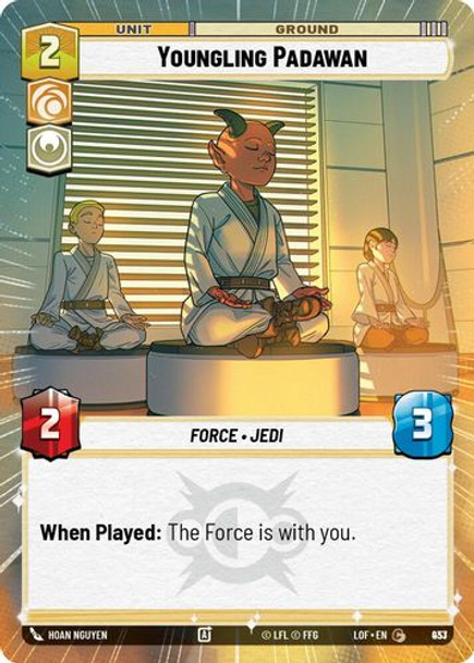 [05-LOF-EN-0933](C) Youngling Padawan (Hyperspace) (Foil)