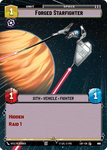 [05-LOF-EN-0968](C) Forged Starfighter (Hyperspace) (Foil)