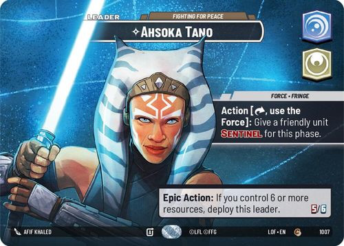 [05-LOF-EN-1007](C) Ahsoka Tano - Fighting For Peace (Showcase) (Foil)