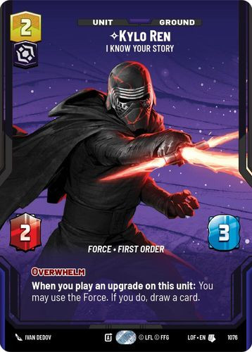 [05-LOF-EN-1076](U) Kylo Ren - I Know Your Story (Prestige) (Foil)