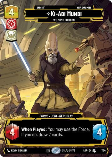 [05-LOF-EN-1104](U) Ki-Adi-Mundi - We Must Push On (Prestige) (Foil)