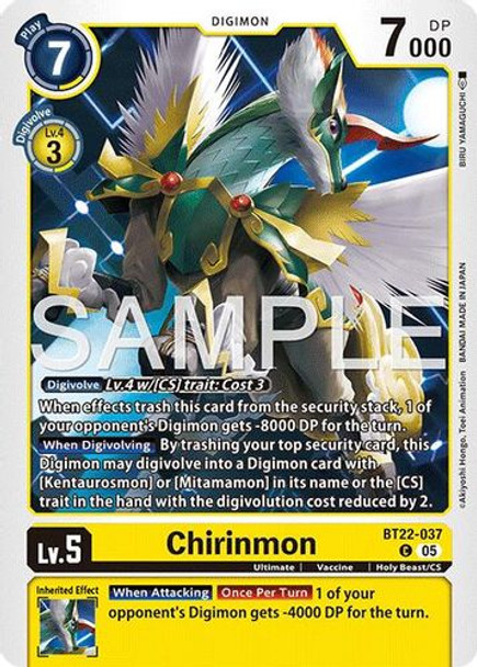 [BT22-037](C) Chirinmon