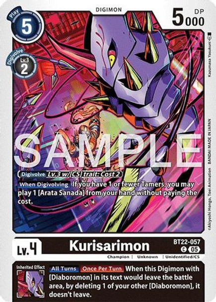 [BT22-057](C) Kurisarimon