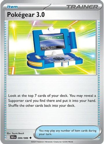 [SV10a][BLK-084/086](UC) Pokegear 3.0 (Reverse Holo)