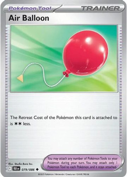[SV10b][BLK-079/086](UC) Air Balloon (Poke Ball Holo)