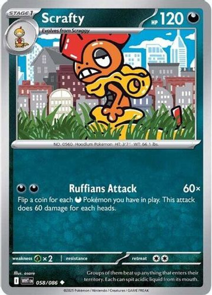 [SV10d][WHT-058/086](UC) Scrafty