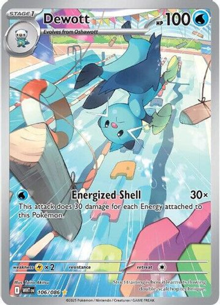 [SV10d][WHT-106/086](GR) Dewott (Holo)