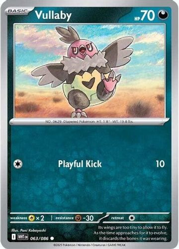 [SV10e][WHT-063/086](C) Vullaby (Poke Ball Holo)