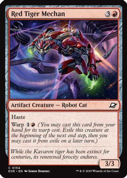 [EOE-0154](C) Red Tiger Mechan