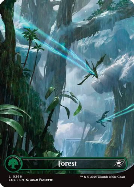 [EOE-0266](L) Forest (Borderless) (Foil)
