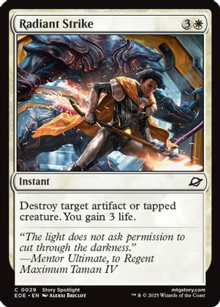 [EOE-0029](C) Radiant Strike (Foil)
