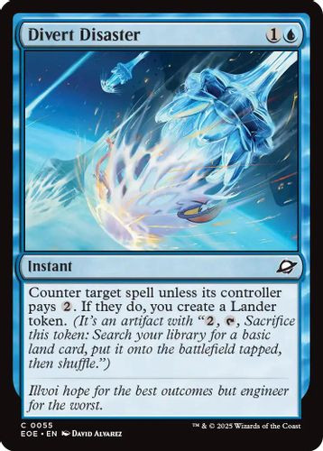 [EOE-0055](C) Divert Disaster (Foil)