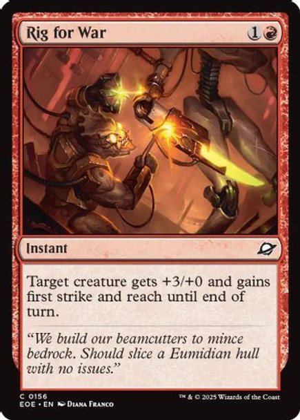 [EOE-0156](C) Rig for War (Foil)