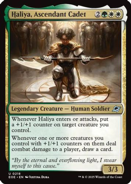 [EOE-0218](U) Haliya, Ascendant Cadet (Foil)