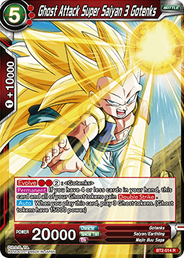 BT02-014R Ghost Attack Super Saiyan 3 Gotenks