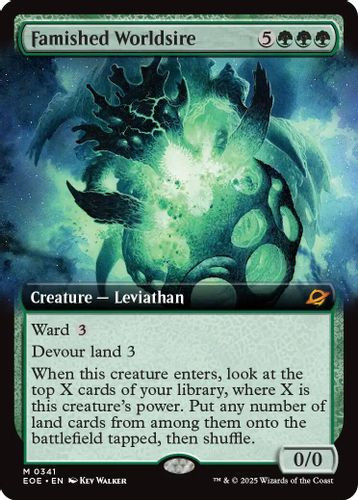 [EOE-0341](M) Famished Worldsire (Extended Art)