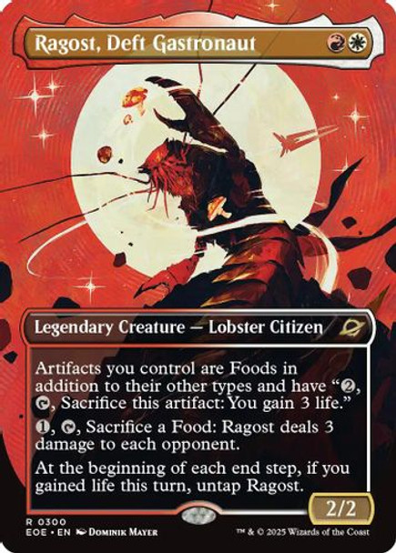 [EOE-0300](R) Ragost, Deft Gastronaut (Borderless) (Foil)