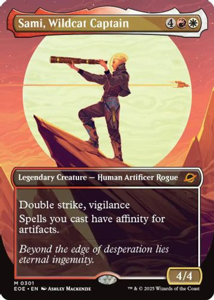 [EOE-0301](M) Sami, Wildcat Captain (Borderless) (Foil)