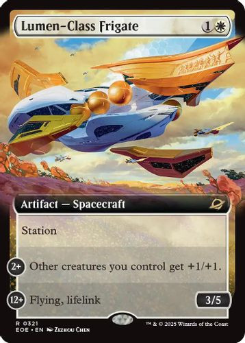 [EOE-0321](R) Lumen-Class Frigate (Extended Art) (Foil)