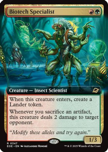 [EOE-0347](R) Biotech Specialist (Extended Art) (Foil)