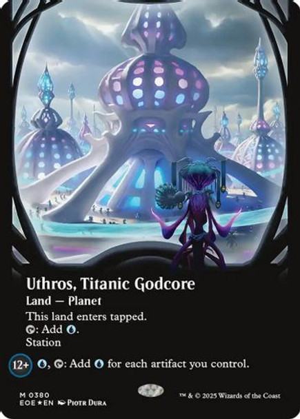 [EOE-0380](M) Uthros, Titanic Godcore (Borderless) (Galaxy Foil)