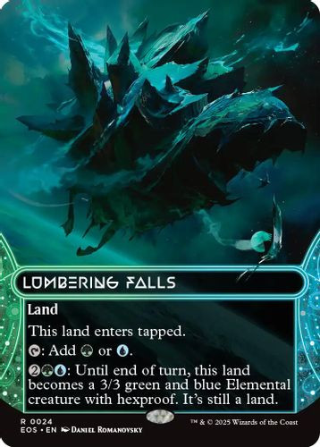 [EOS-0024](R) Lumbering Falls (Borderless)