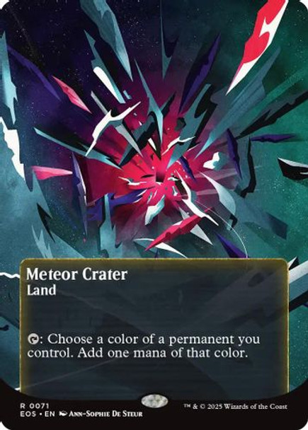 [EOS-0071](R) Meteor Crater (Borderless) (Foil)