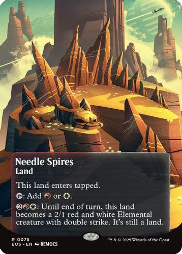 [EOS-0075](R) Needle Spires (Borderless) (Foil)