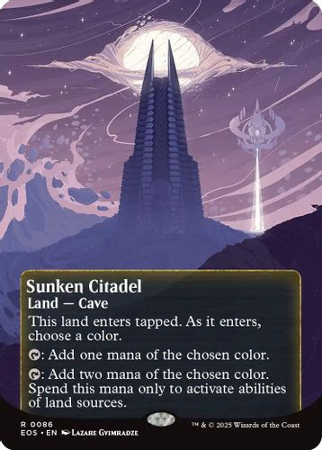 [EOS-0086](R) Sunken Citadel (Borderless) (Foil)