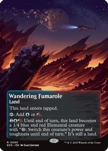 [EOS-0090](R) Wandering Fumarole (Borderless) (Foil)