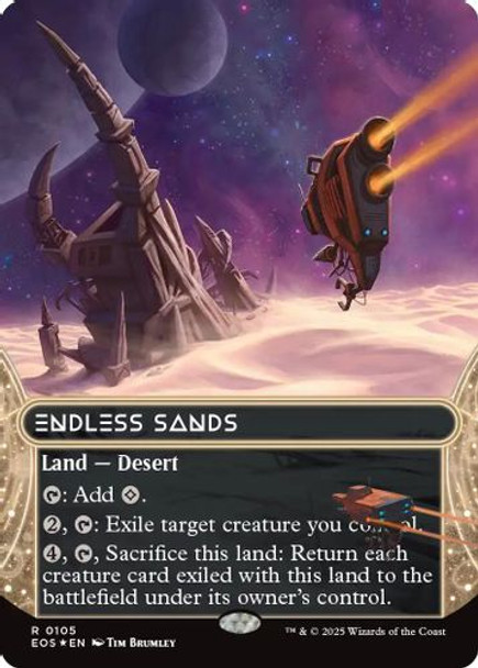 [EOS-0105](R) Endless Sands (Borderless) (Galaxy Foil)
