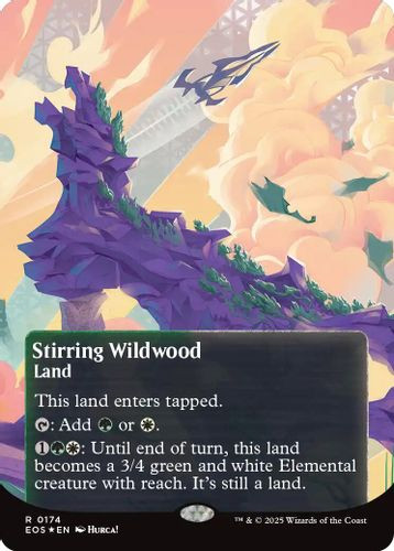 [EOS-0174](R) Stirring Wildwood (Borderless) (Galaxy Foil)
