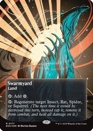 [EOS-0177](R) Swarmyard (Borderless) (Galaxy Foil)