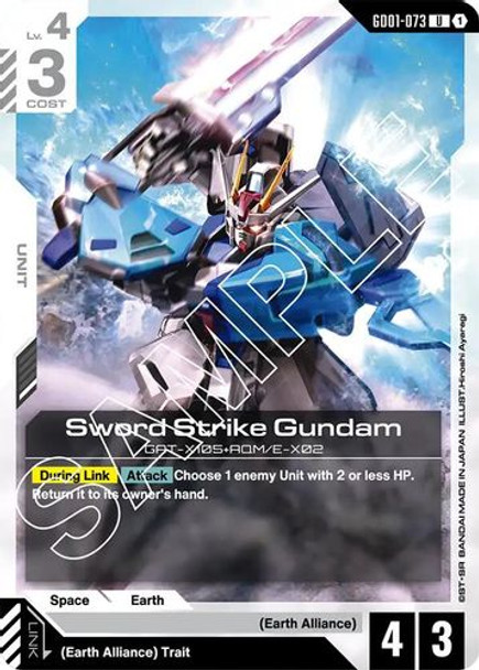 [GD01-073](U) Sword Strike Gundam