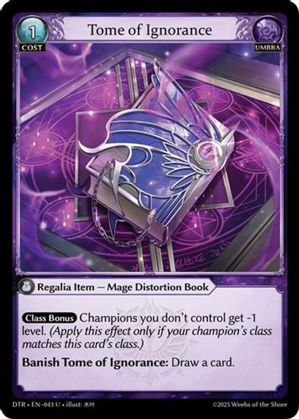 |GA07|<1st>[DTR-EN-043](U) Tome of Ignorance