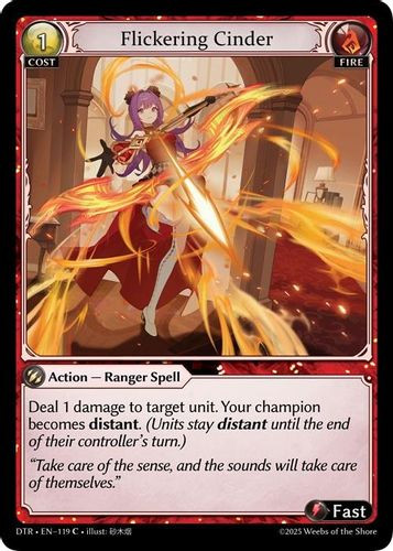 |GA07|<1st>[DTR-EN-119](C) Flickering Cinder