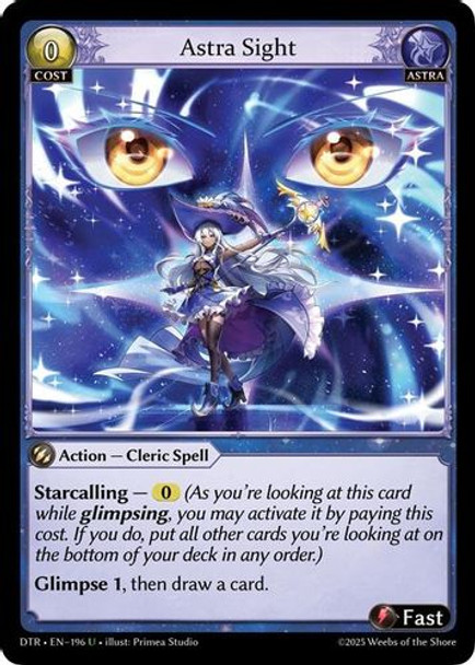 |GA07|<1st>[DTR-EN-196](U) Astra Sight
