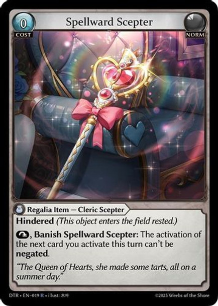 |GA07|<1st>[DTR-EN-019](R) Spellward Scepter