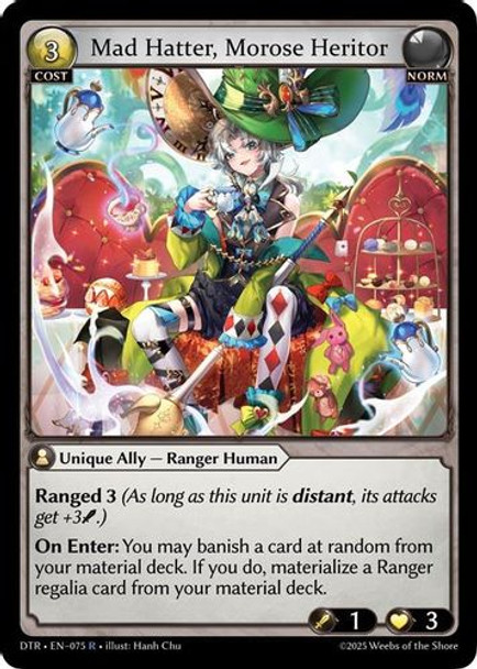 |GA07|<1st>[DTR-EN-075](R) Mad Hatter, Morose Heritor