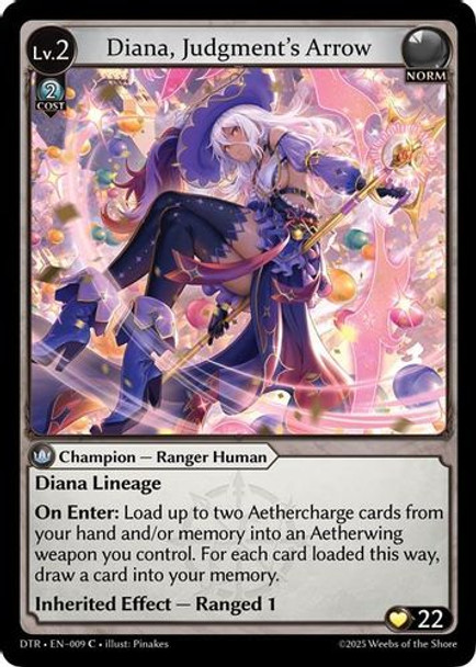 |GA07|<1st>[DTR-EN-009](C) Diana, Judgment's Arrow {Foil}