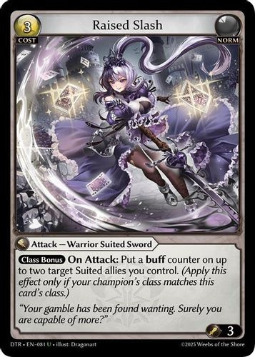 |GA07|<1st>[DTR-EN-081](U) Raised Slash {Foil}