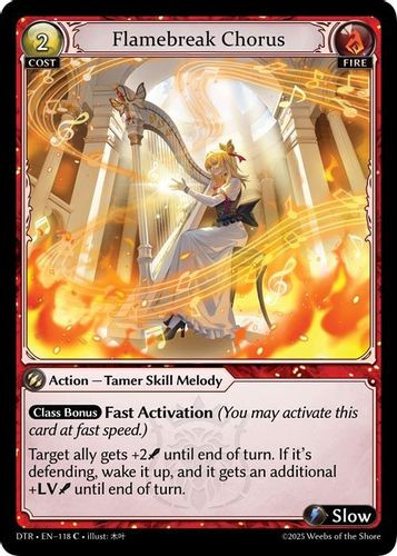 |GA07|<1st>[DTR-EN-118](C) Flamebreak Chorus {Foil}