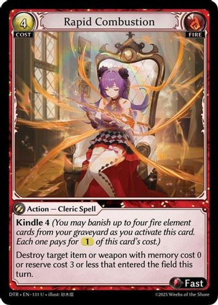 |GA07|<1st>[DTR-EN-131](U) Rapid Combustion {Foil}