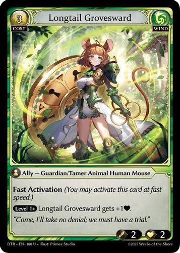 |GA07|<1st>[DTR-EN-180](U) Longtail Grovesward {Foil}
