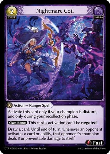 |GA07|<1st>[DTR-EN-216](R) Nightmare Coil {Foil}