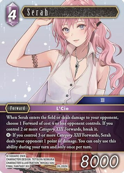[26-092](H) Serah (Foil)