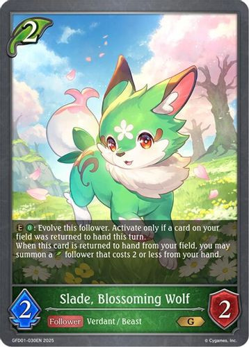 [GFD01-030EN](G) Slade, Blossoming Wolf