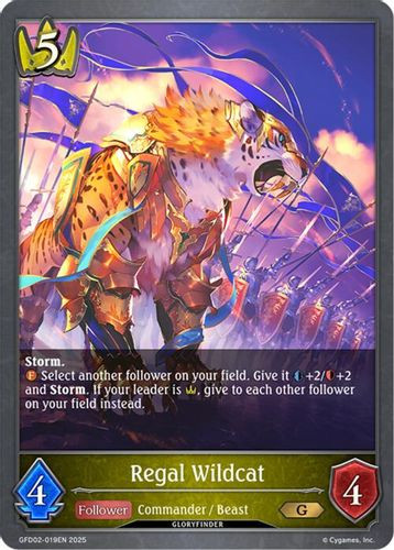 [GFD02-019EN](G) Regal Wildcat