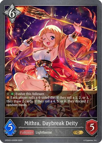[GFD02-035EN](G) Mithra, Daybreak Deity